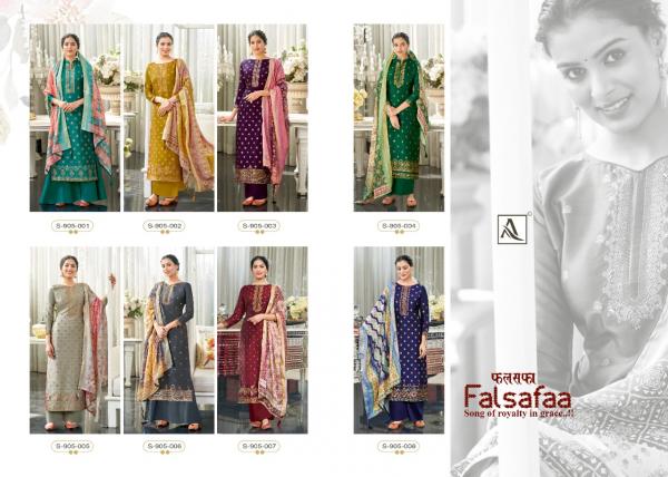 Alok Falsafaa Designer Festive Wear Dress Materials